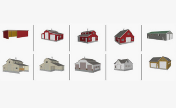 ClickBank - 50 Houses, Garages, Barns & Cabin E-Plans Blueprints